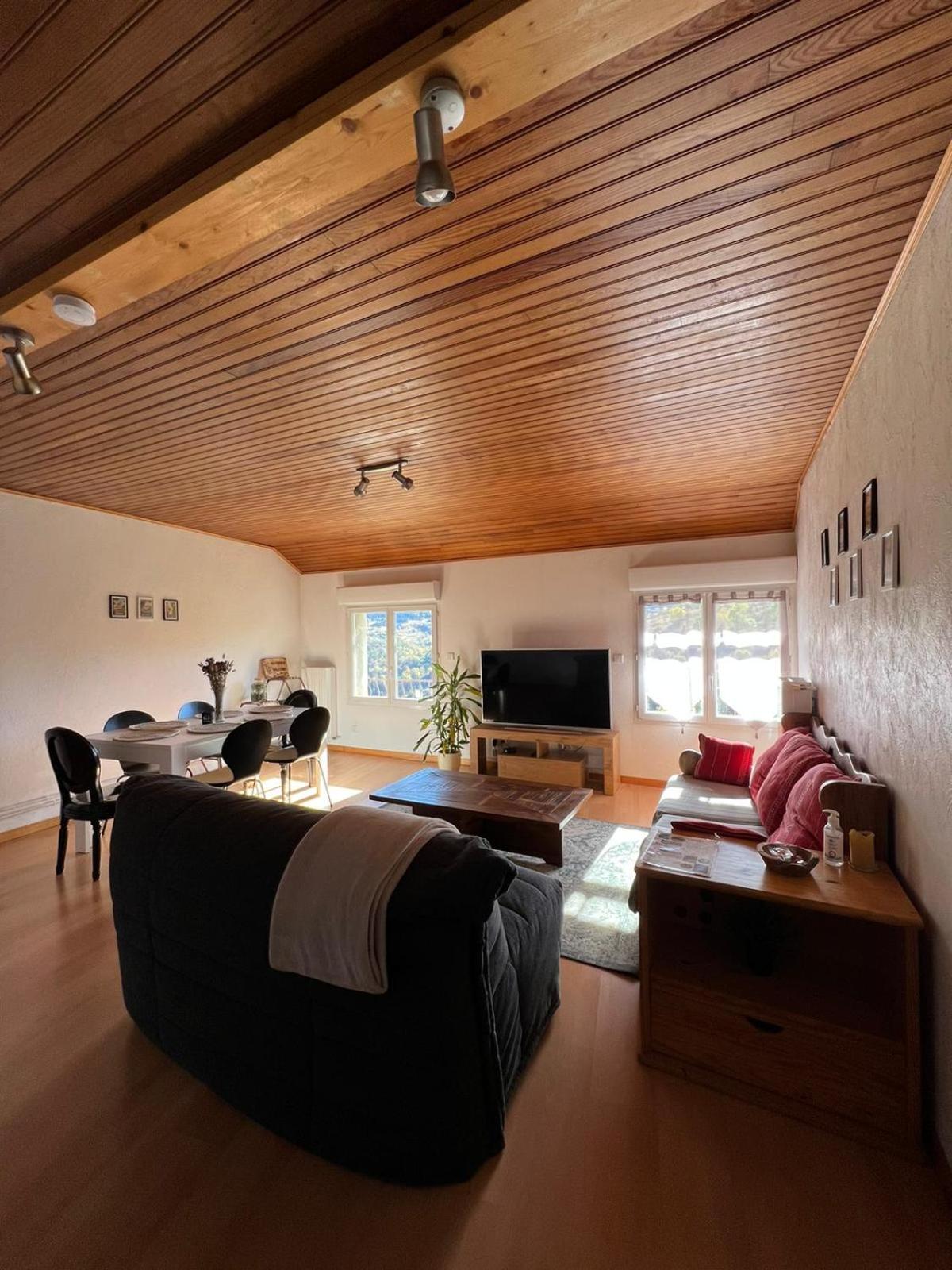 Logement Avec Vue Panoramique A 10Min Des Pistes Sauto Экстерьер фото